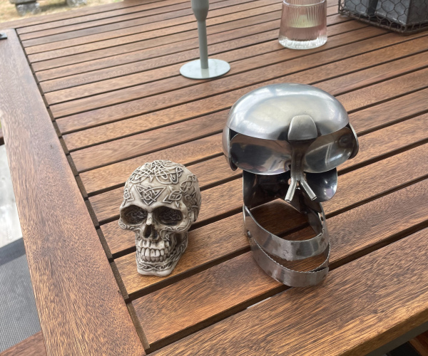 "The Iron Skull" – Pièce de collection artisanale