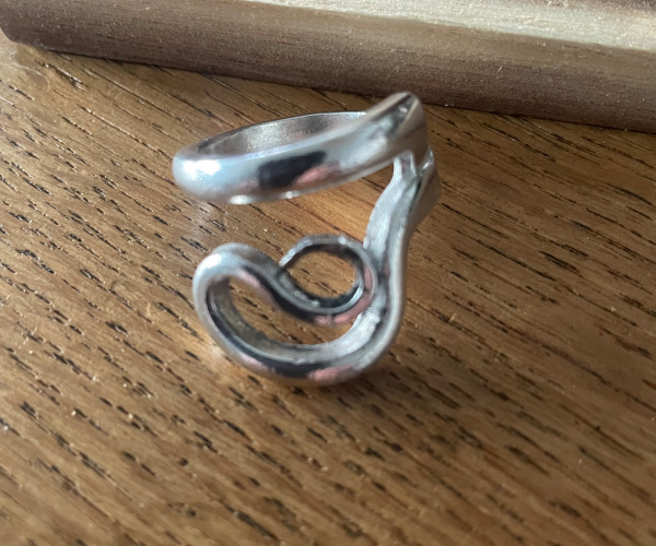 Bague argentée 
